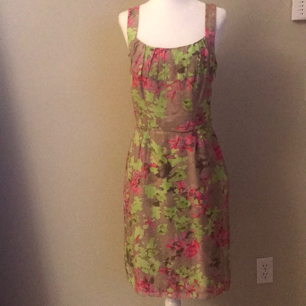 Banana republic sleeveless floral summer dress